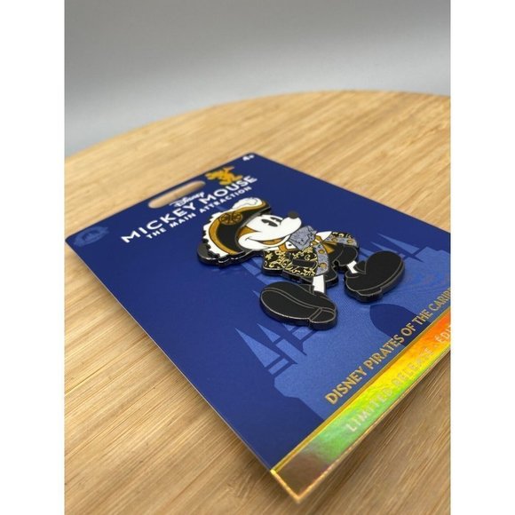 Disney Mickey Mouse Pirates Pin Main Attraction 50th Limited Edition - Picture 8 of 13